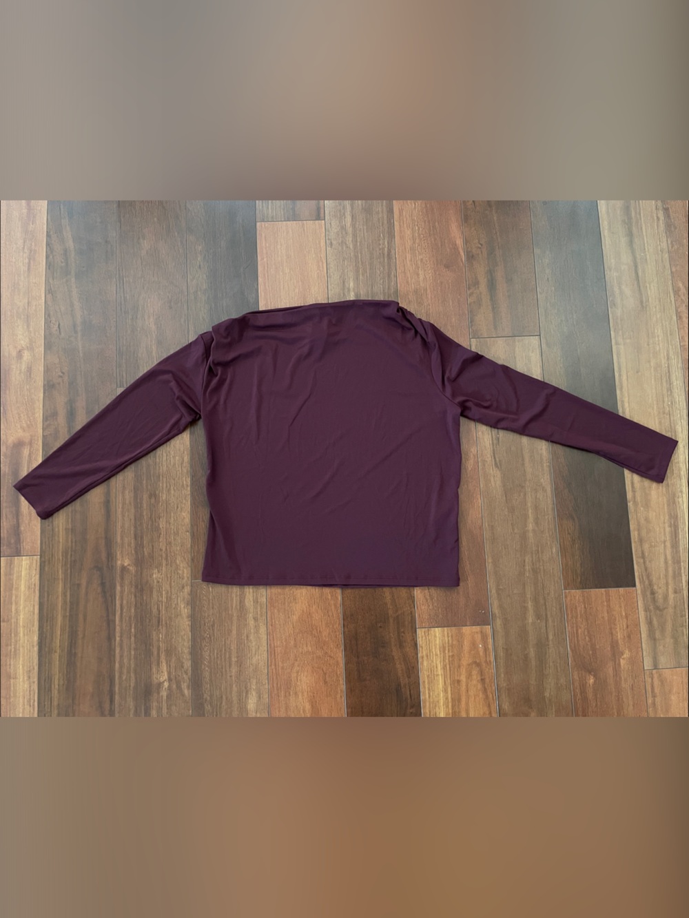 Banana Republic Boatneck top | size M | dark red cherry | NWT